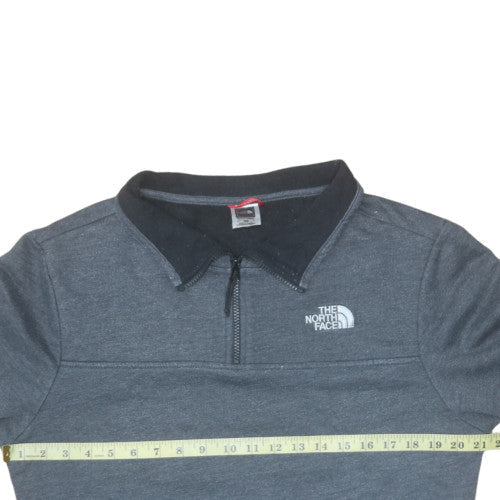 Mens UK Size M The North Face Grey Henley Sweatshirt