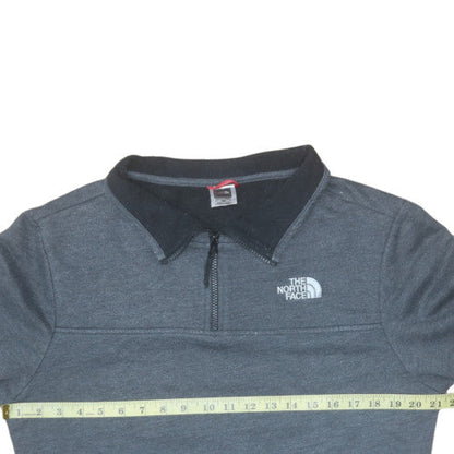 Mens UK Size M The North Face Grey Henley Sweatshirt