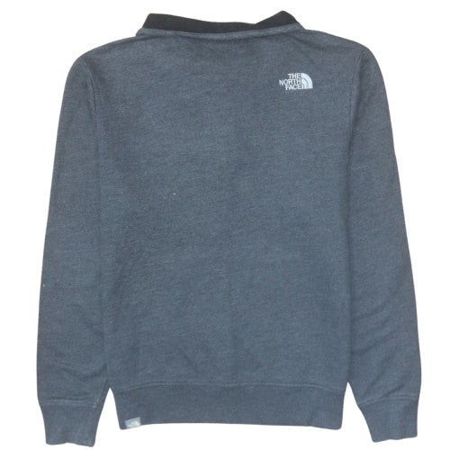 Mens UK Size M The North Face Grey Henley Sweatshirt