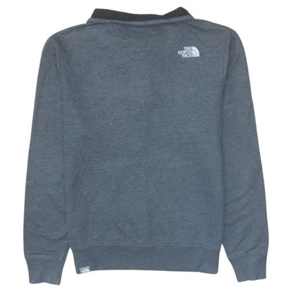 Mens UK Size M The North Face Grey Henley Sweatshirt