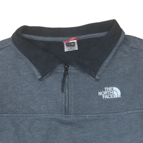 Mens UK Size M The North Face Grey Henley Sweatshirt