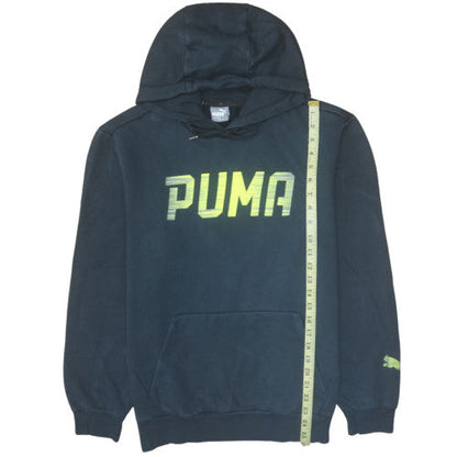 Mens UK Size M PUMA Black Pullover Hoodie