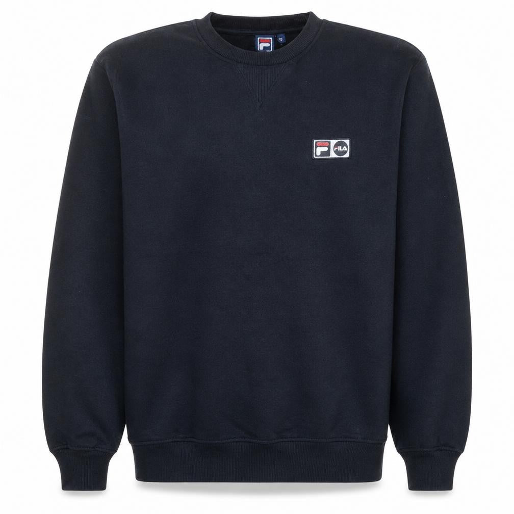 Mens UK Size S FILA Black Pullover Sweatshirt