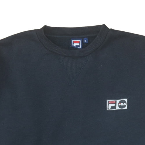 Mens UK Size S FILA Black Pullover Sweatshirt
