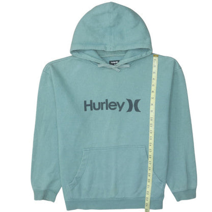 Mens UK Size S Hurley Green Pullover Hoodie