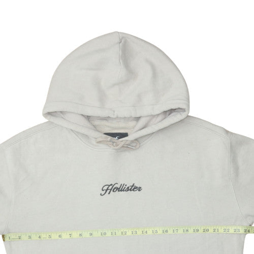 Mens UK Size L Hollister Beige Pullover Hoodie