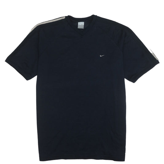 Nike Men's Navy V-Neck Short Sleeve T-Shirt L