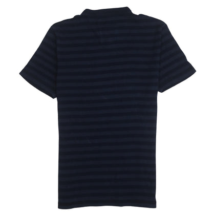 G-Star Raw Men's Blue Striped Slim Fit Cotton T-Shirt M