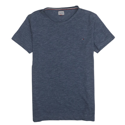 Tommy Hilfiger Men's Blue Crew Neck Short Sleeve T-Shirt Size S