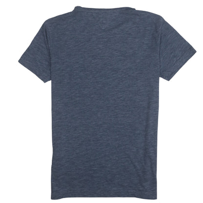 Tommy Hilfiger Men's Blue Crew Neck Short Sleeve T-Shirt Size S