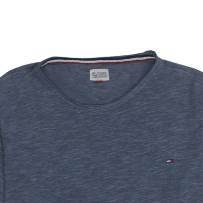 Tommy Hilfiger Men's Blue Crew Neck Short Sleeve T-Shirt Size S