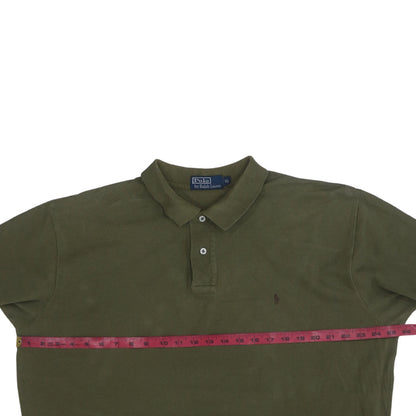 Ralph Lauren Men's Green XL Classic Cotton Polo Shirt