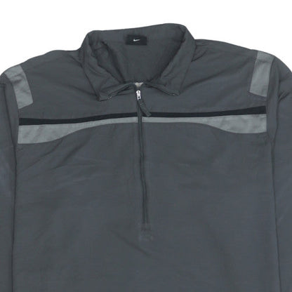 Nike Men's Grey XL 1/2 Zip Lightweight Golf Track Jacket