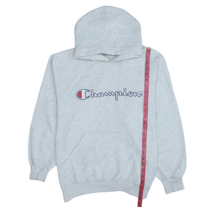 Mens UK Size M Champion Grey Pullover Hoodie
