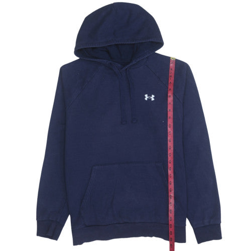 Mens UK Size L Under armour Blue Pullover Hoodie