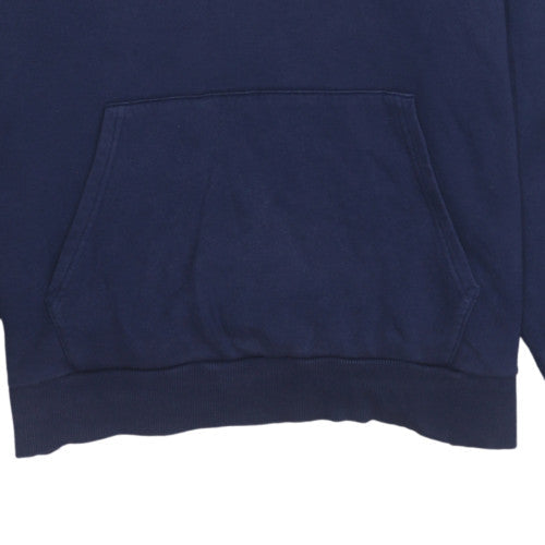 Mens UK Size L Under armour Blue Pullover Hoodie