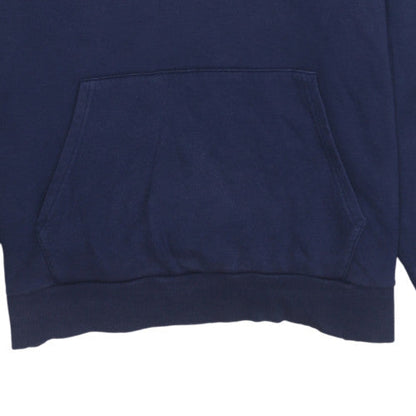 Mens UK Size L Under armour Blue Pullover Hoodie