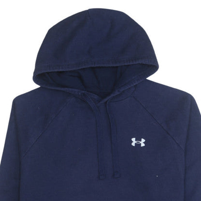 Mens UK Size L Under armour Blue Pullover Hoodie