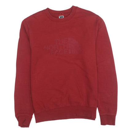 Mens UK Size S The North Face Red Pullover Sweatshirt