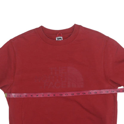 Mens UK Size S The North Face Red Pullover Sweatshirt