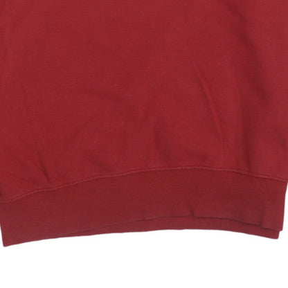 Mens UK Size S The North Face Red Pullover Sweatshirt