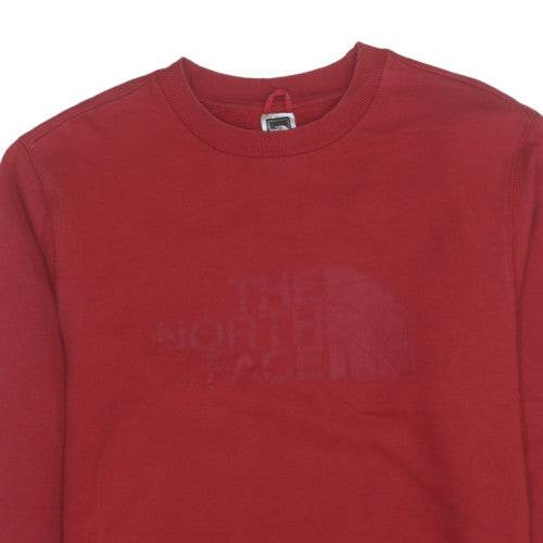 Mens UK Size S The North Face Red Pullover Sweatshirt
