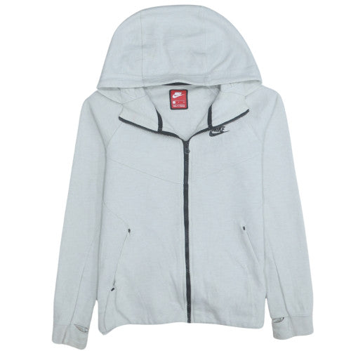 Womens UK Size S Nike Grey Full Zip Hoodie