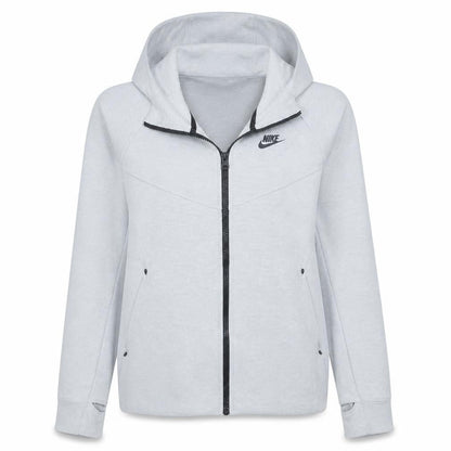 Womens UK Size S Nike Grey Full Zip Hoodie