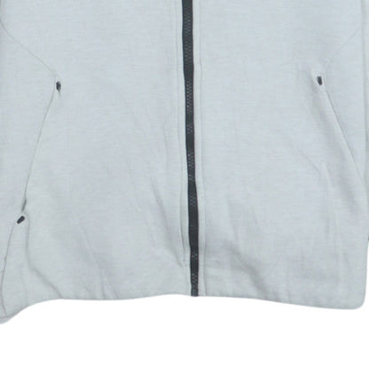 Womens UK Size S Nike Grey Full Zip Hoodie