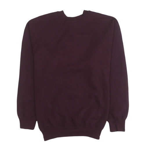 Womens UK Size M Russell Purple Pullover Sweatshirt