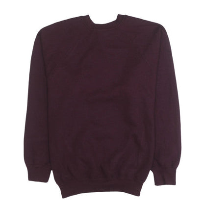 Womens UK Size M Russell Purple Pullover Sweatshirt