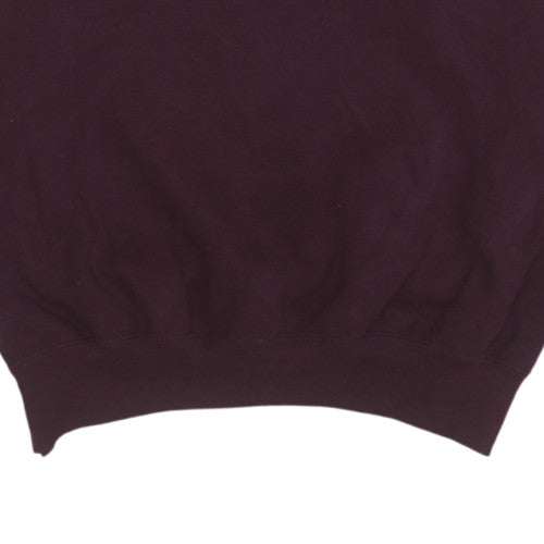 Womens UK Size M Russell Purple Pullover Sweatshirt