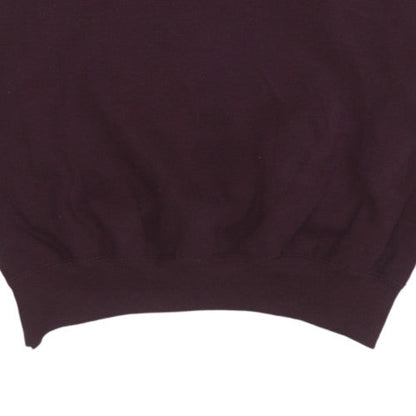 Womens UK Size M Russell Purple Pullover Sweatshirt