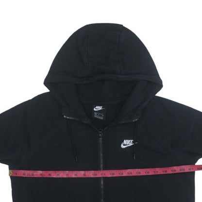Mens UK Size M Nike Black Full Zip Hoodie
