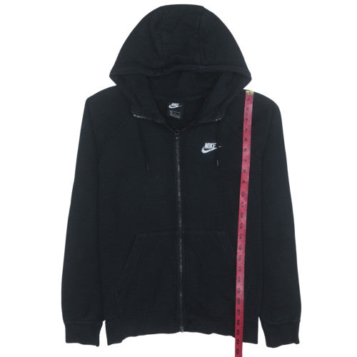 Mens UK Size M Nike Black Full Zip Hoodie