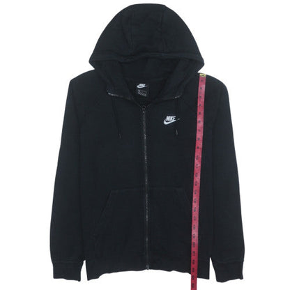 Mens UK Size M Nike Black Full Zip Hoodie