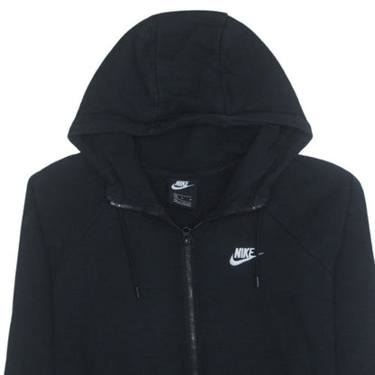 Mens UK Size M Nike Black Full Zip Hoodie