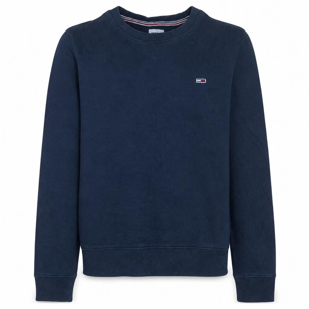 Mens UK Size S Tommy Jeans Blue Pullover Sweatshirt