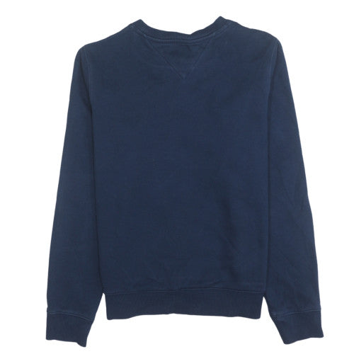 Mens UK Size S Tommy Jeans Blue Pullover Sweatshirt