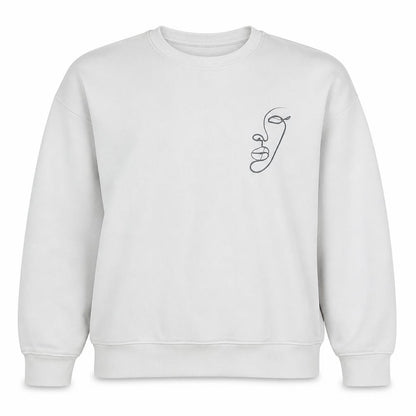 Womens UK Size M Primark White Pullover Sweatshirt