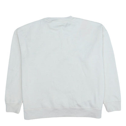 Womens UK Size M Primark White Pullover Sweatshirt