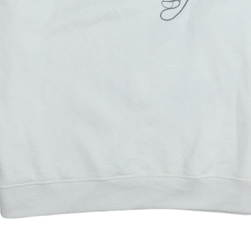 Womens UK Size M Primark White Pullover Sweatshirt