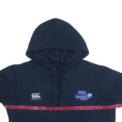 Mens UK Size L Canterbury Blue Pullover Hoodie