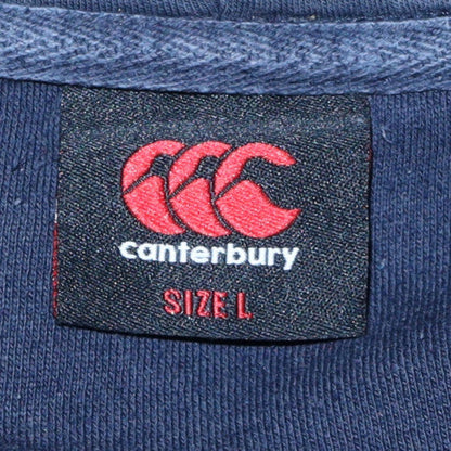 Mens UK Size L Canterbury Blue Pullover Hoodie