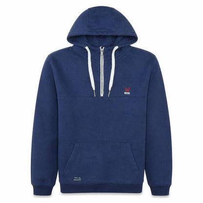Mens UK Size XL Diesel Blue 1/2 Zip Hoodie