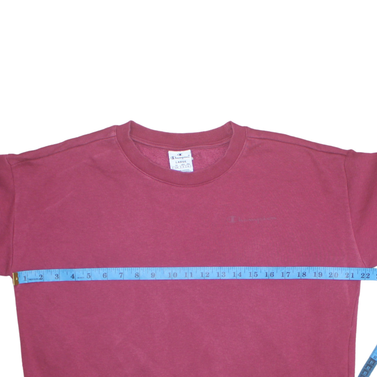 Womens UK Size L Champion Red Pullover Sweatshirt