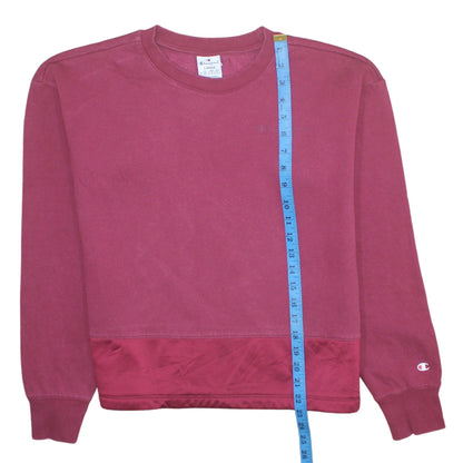 Womens UK Size L Champion Red Pullover Sweatshirt