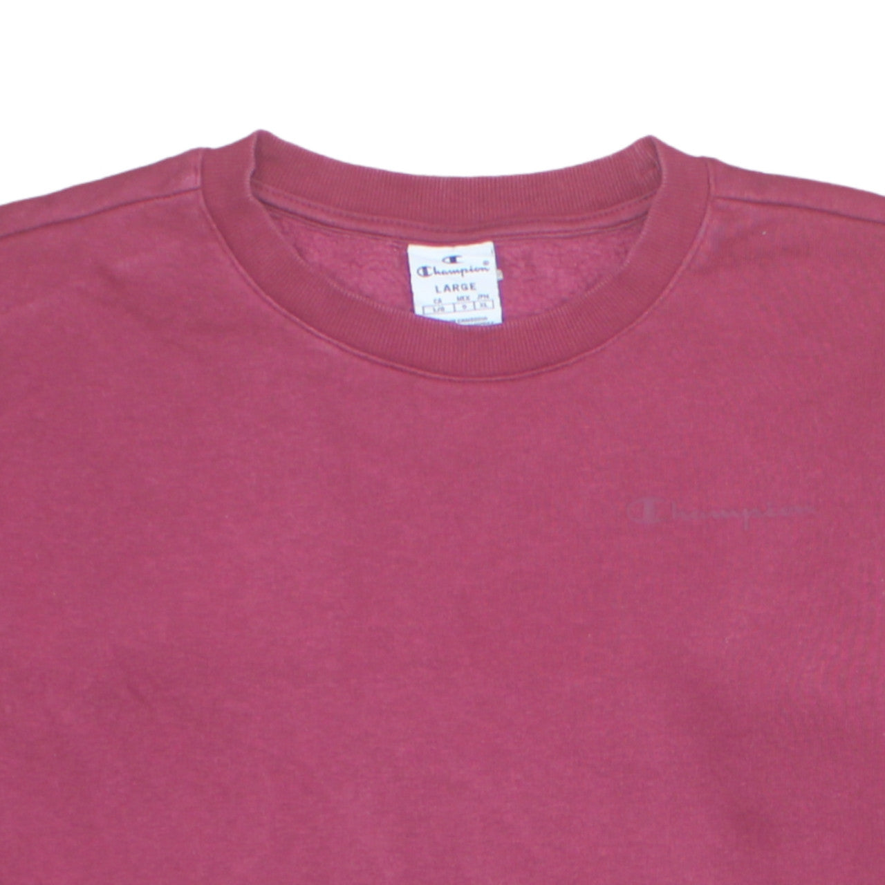 Womens UK Size L Champion Red Pullover Sweatshirt