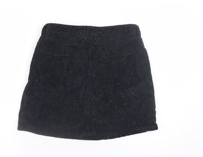 BDG Women’s Black Corduroy Mini Skirt Size M Casual Retro