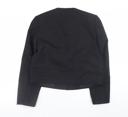 Marks and Spencer St Michael Women’s Black Wool Blazer Size 14 Classic Fit